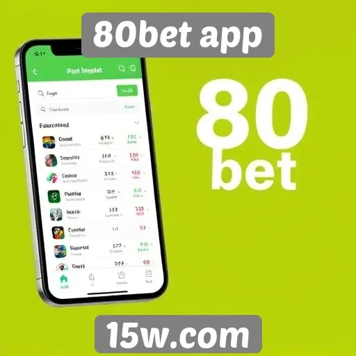 Explorando as funcionalidades do app 80bet