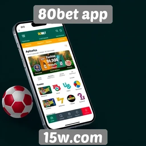 Mudanças na interface do 80bet app
