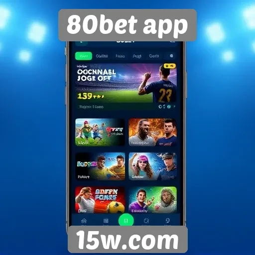 Principais jogos disponíveis no 80bet app