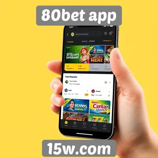 Análise da interface do usuário do 80bet app
